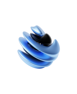 Element illustration blue